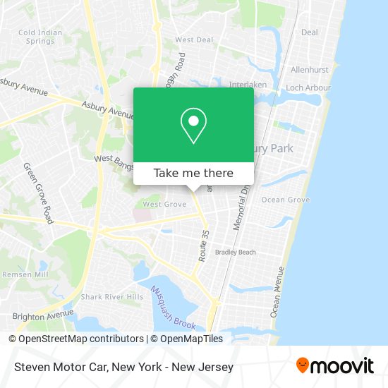 Steven Motor Car map