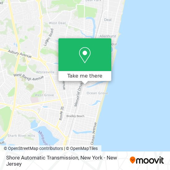 Shore Automatic Transmission map