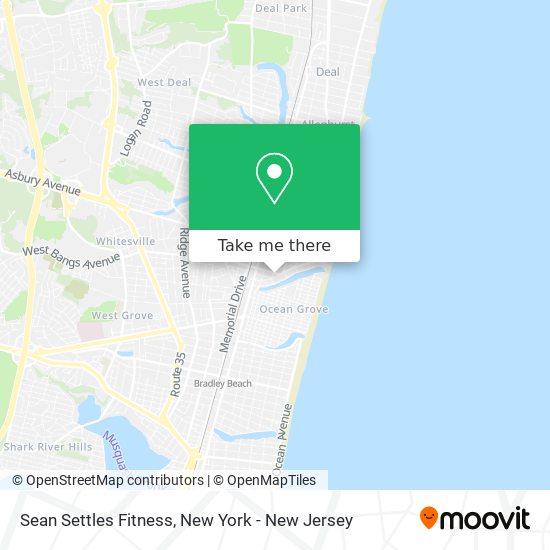 Mapa de Sean Settles Fitness