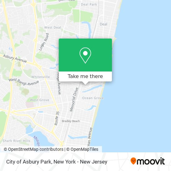 City of Asbury Park map