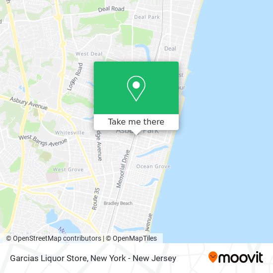 Mapa de Garcias Liquor Store