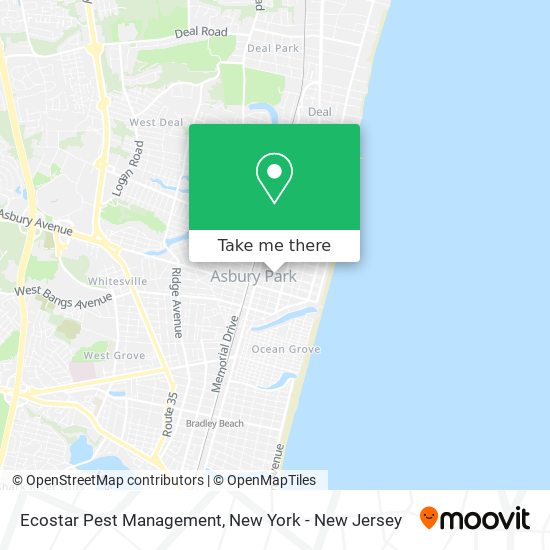 Ecostar Pest Management map