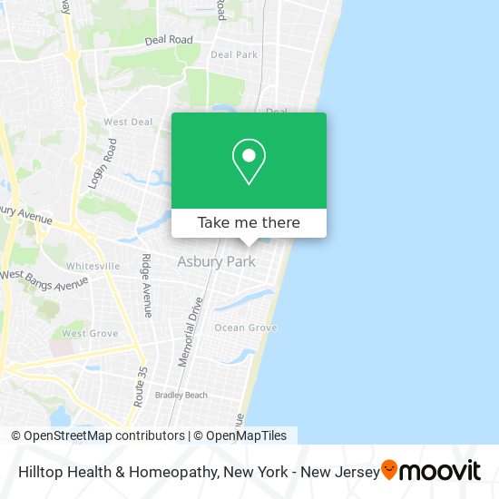 Hilltop Health & Homeopathy map