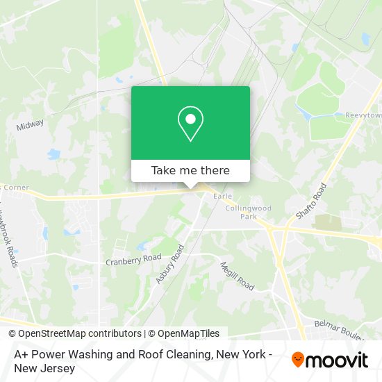 Mapa de A+ Power Washing and Roof Cleaning