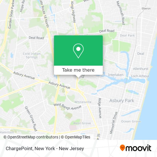 ChargePoint map