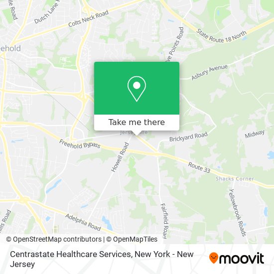 Centrastate Healthcare Services map