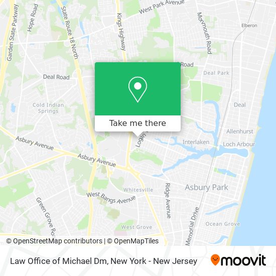 Mapa de Law Office of Michael Dm