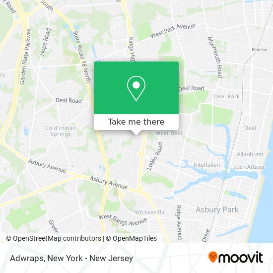 Adwraps map