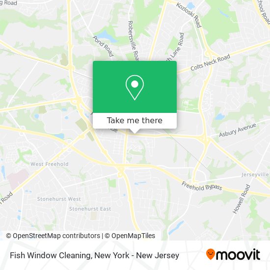 Mapa de Fish Window Cleaning