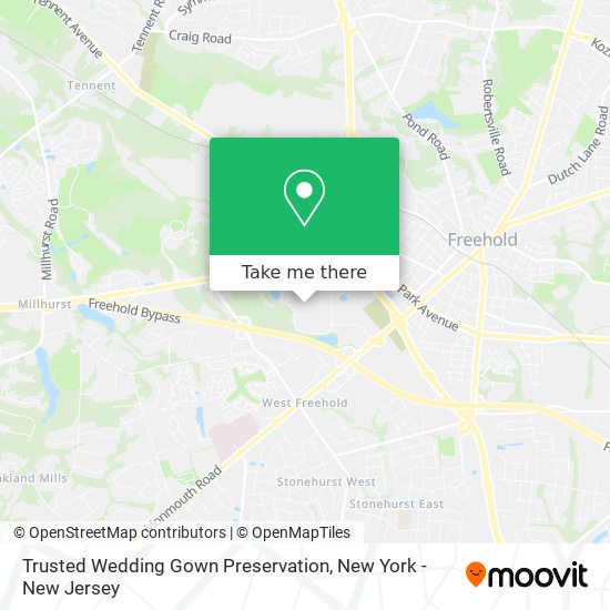 Trusted Wedding Gown Preservation map