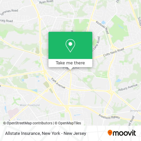 Allstate Insurance map