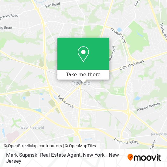 Mark Supinski-Real Estate Agent map