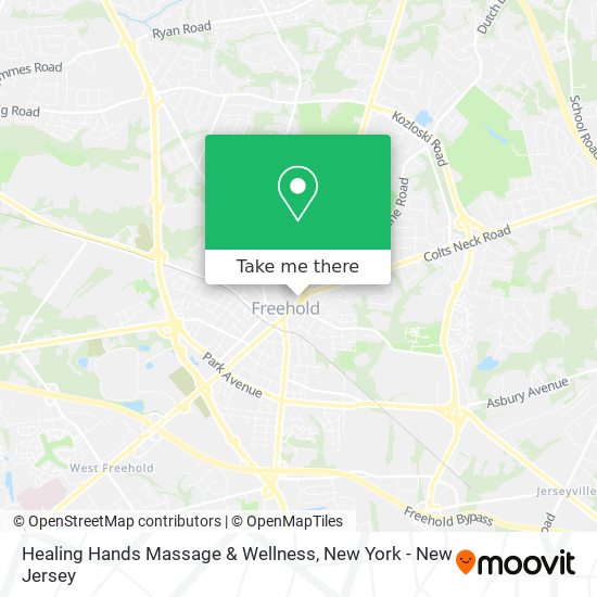 Mapa de Healing Hands Massage & Wellness