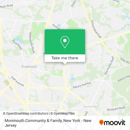 Mapa de Monmouth Community & Family