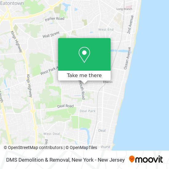 Mapa de DMS Demolition & Removal