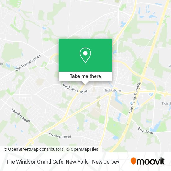 The Windsor Grand Cafe map
