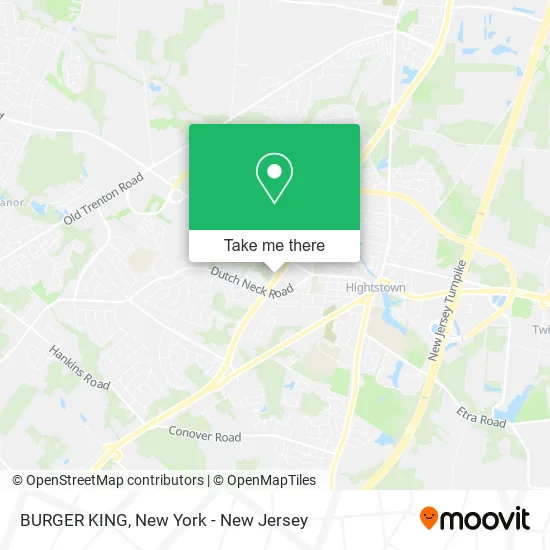 BURGER KING map