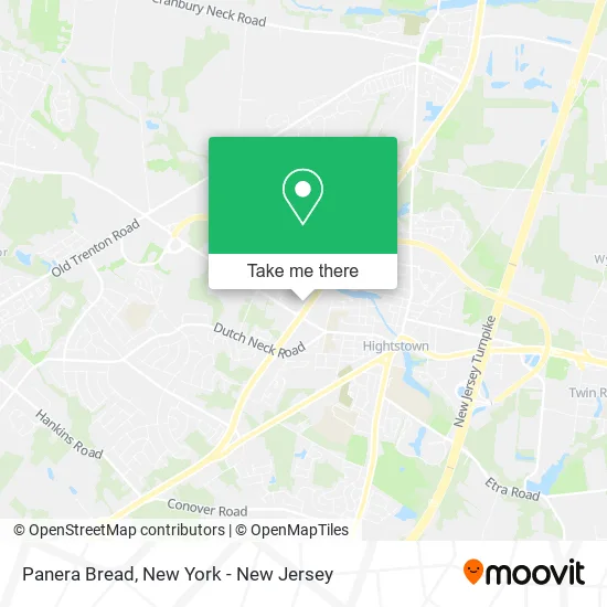 Panera Bread map