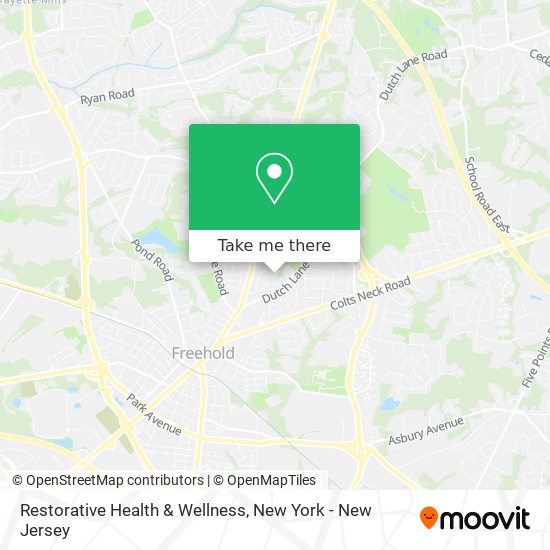 Mapa de Restorative Health & Wellness