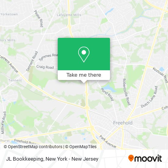 JL Bookkeeping map