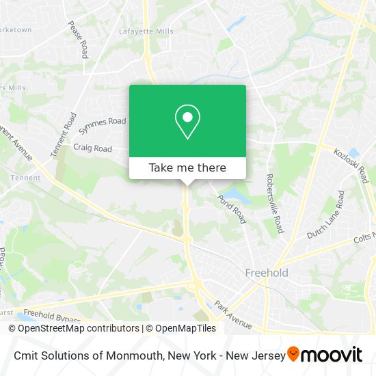 Cmit Solutions of Monmouth map