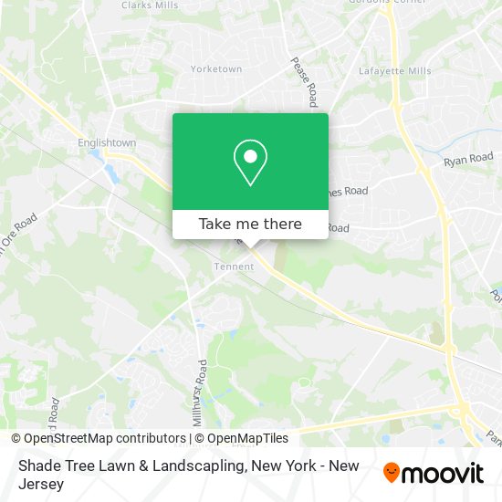 Shade Tree Lawn & Landscapling map