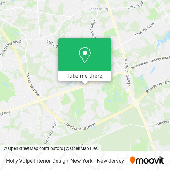 Holly Volpe Interior Design map