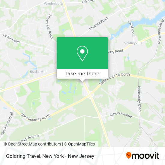 Goldring Travel map