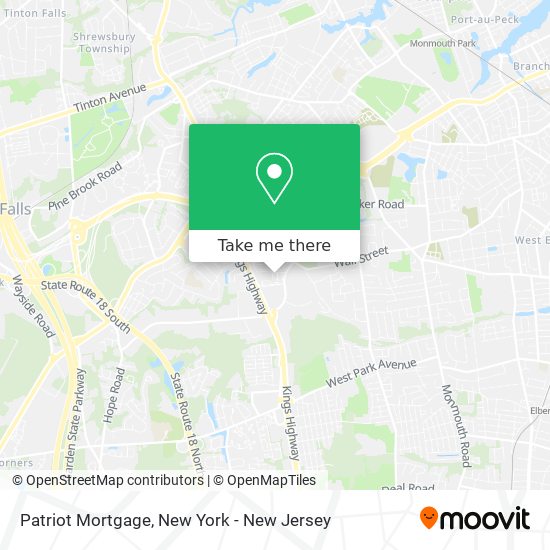 Patriot Mortgage map