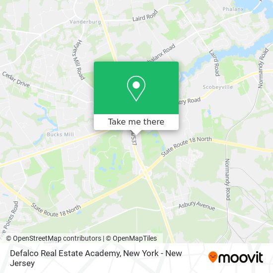 Defalco Real Estate Academy map