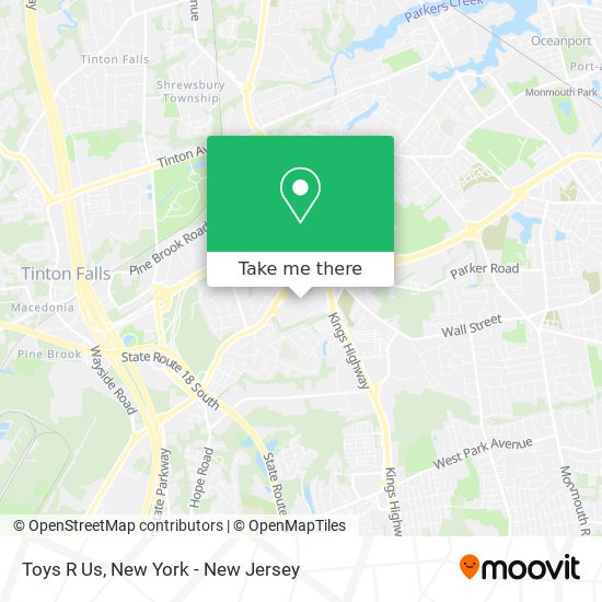 Toys R Us map