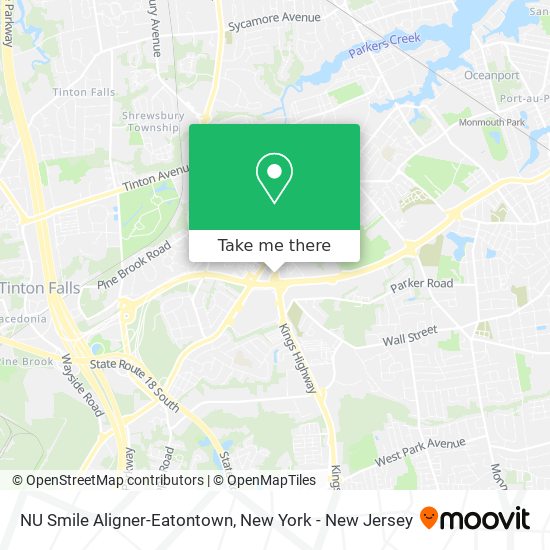 NU Smile Aligner-Eatontown map