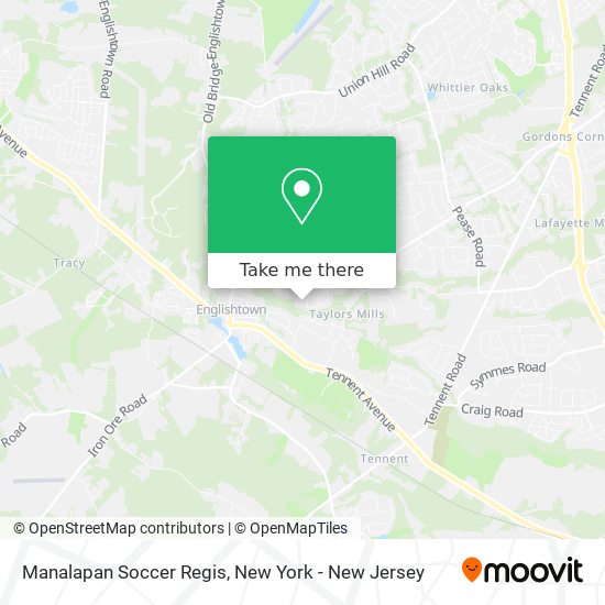 Mapa de Manalapan Soccer Regis