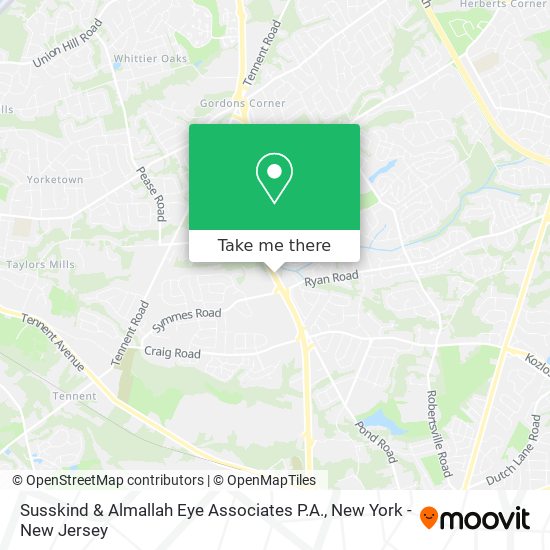 Susskind & Almallah Eye Associates P.A. map