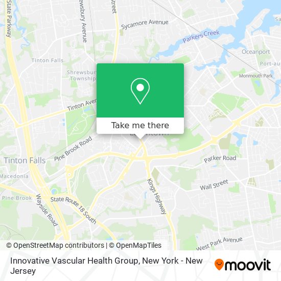 Mapa de Innovative Vascular Health Group