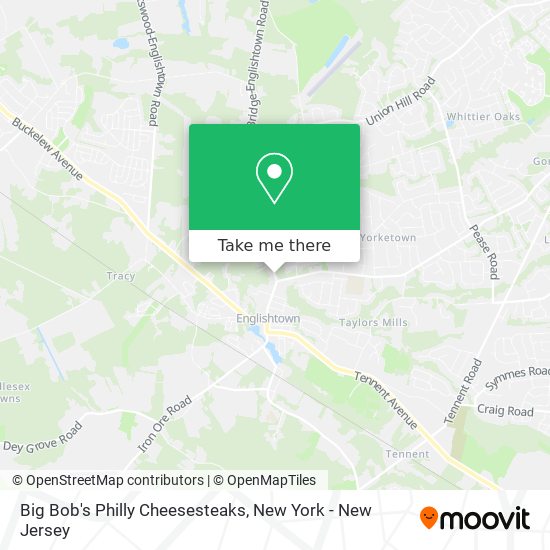 Big Bob's Philly Cheesesteaks map