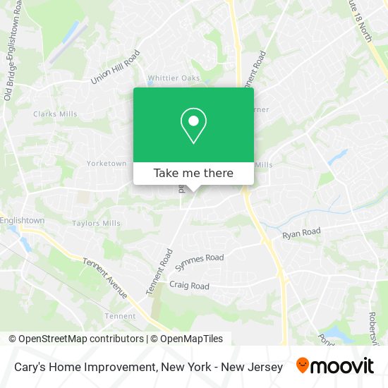 Cary's Home Improvement map