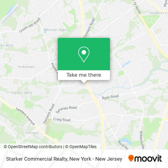 Starker Commercial Realty map