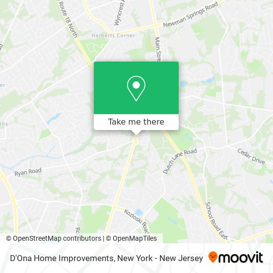 D'Ona Home Improvements map