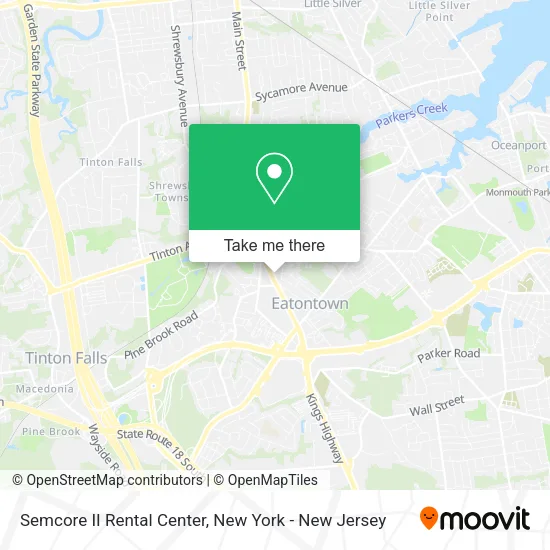 Semcore II Rental Center map