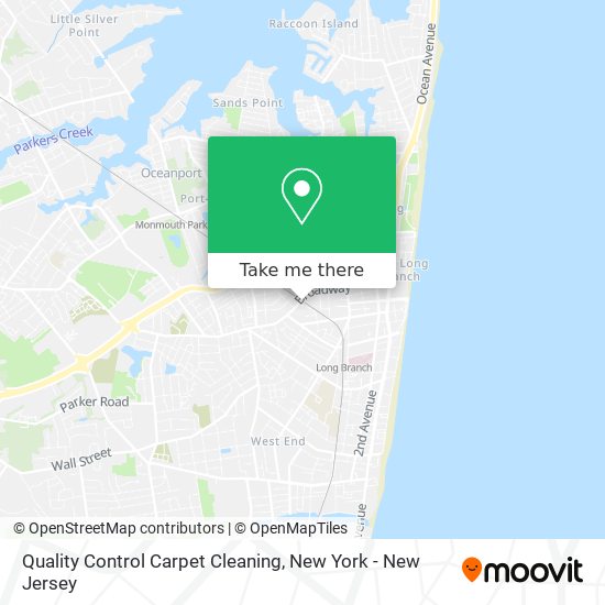 Quality Control Carpet Cleaning map