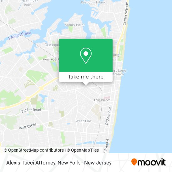 Alexis Tucci Attorney map