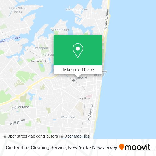 Cinderella's Cleaning Service map