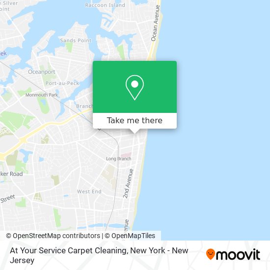 At Your Service Carpet Cleaning map