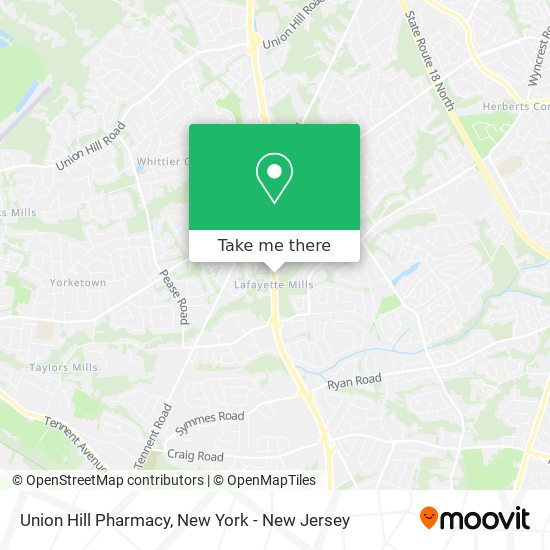 Mapa de Union Hill Pharmacy