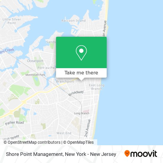 Shore Point Management map