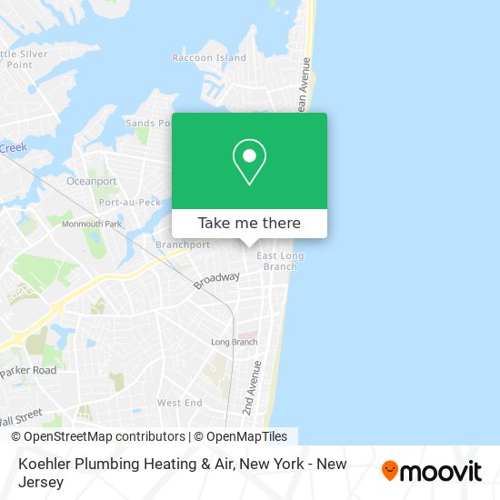 Koehler Plumbing Heating & Air map