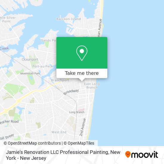 Jamie's Renovation LLC Professional Painting map