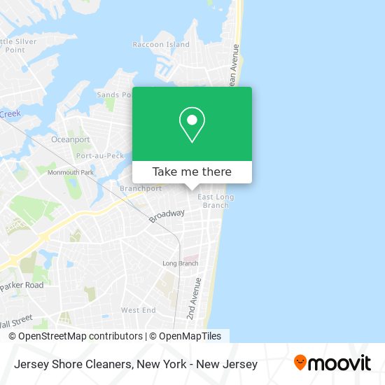 Mapa de Jersey Shore Cleaners