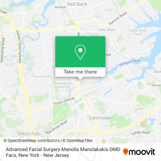Mapa de Advanced Facial Surgery-Manolis Manolakakis DMD Facs